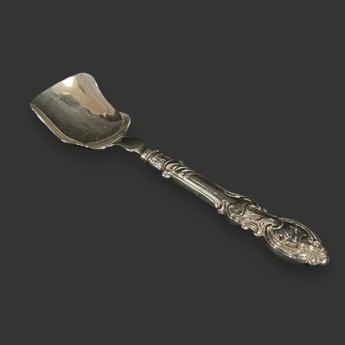 Mid 19th Century George Unite Silver Caddy Spoon image-1