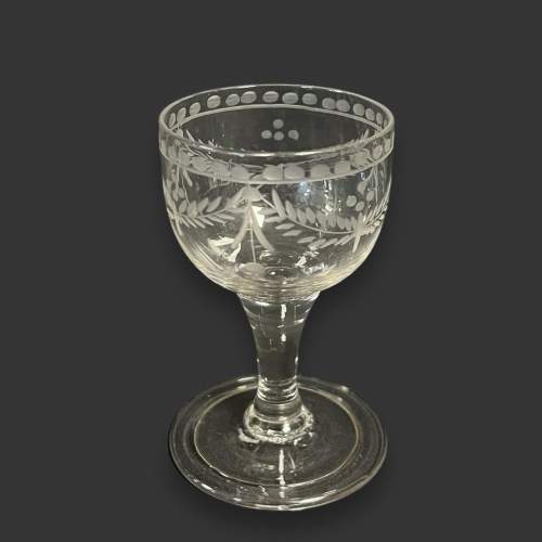Early 19th Century Port Glass image-1