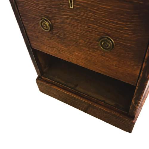 Victorian Oak Pedestal Desk image-6