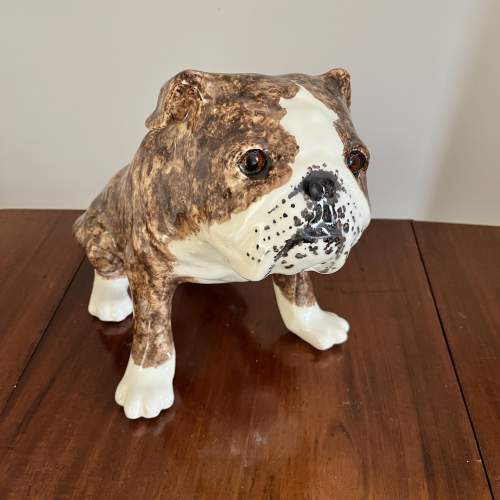 A Large Winstanley Bulldog with Cathedral Glass Eyes image-1