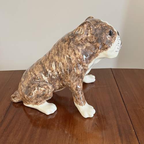 A Large Winstanley Bulldog with Cathedral Glass Eyes image-3