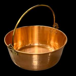 Vintage Copper and Brass Jam Pan