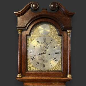 18th Century Lincolnshire Oak Longcase Clock