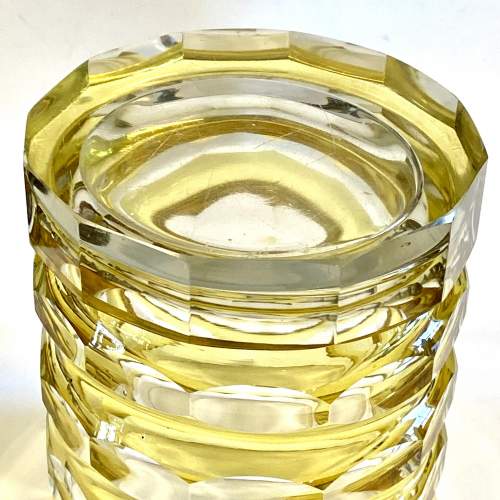 Art Deco Faceted Glass Jar image-4