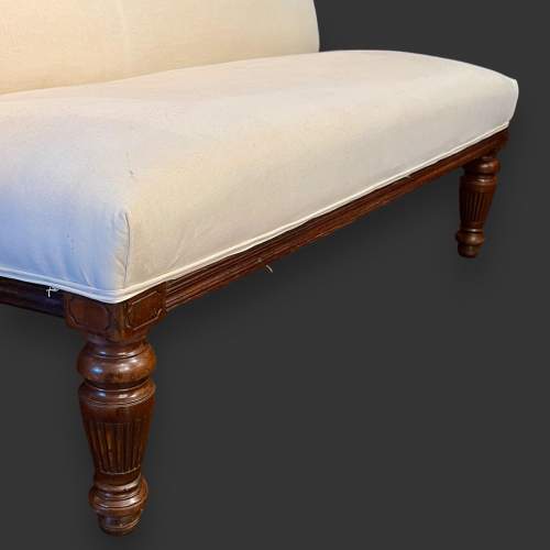 Pair of Victorian Mahogany Hall or Window Benches image-6