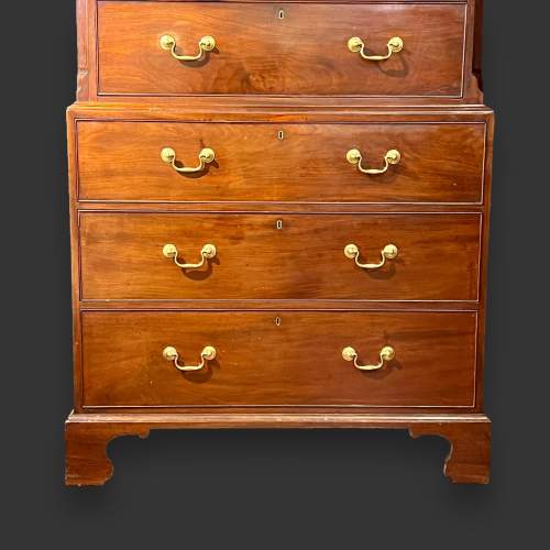 Late Georgian Mahogany Chest on Chest image-5
