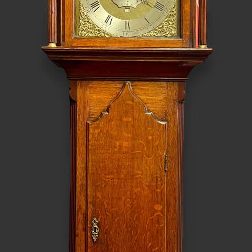 18th Century Honey Oak Yorkshire Longcase Clock image-5