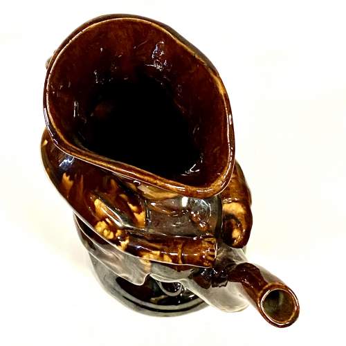 Early 19th Century Treacle Glazed Toby Jug Teapot image-2