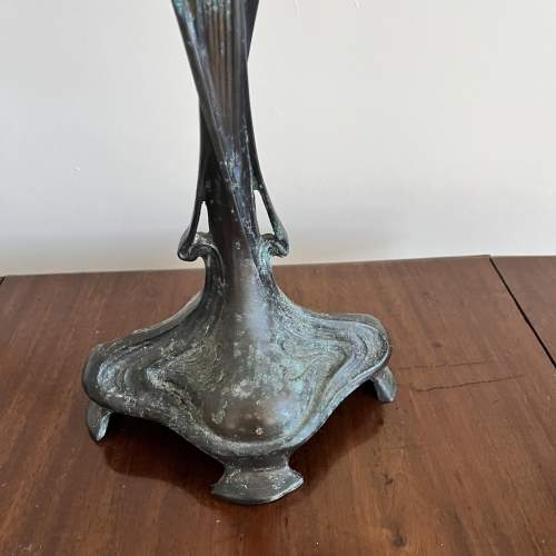 A French Bronze Art Nouveau Candleabra image-6