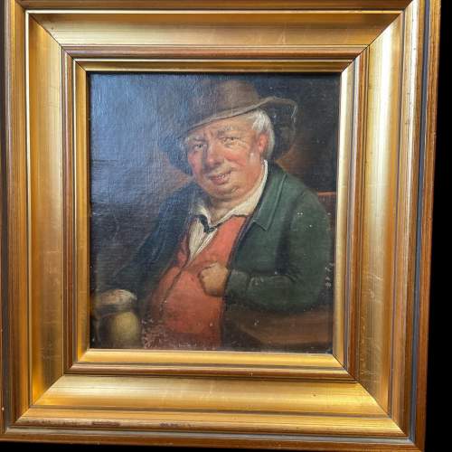19th Century Oil Painting Portrait of Old Man image-3