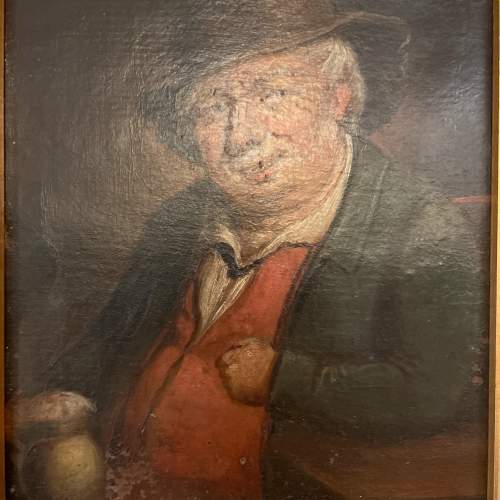 19th Century Oil Painting Portrait of Old Man image-4