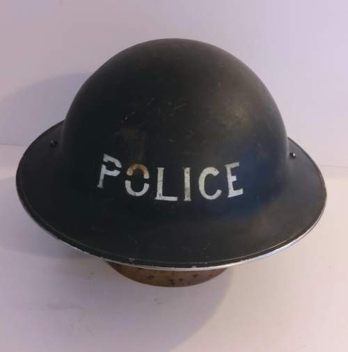 WW2 Brodie Police Helmet image-1