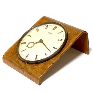 Kienzle Vintage 8-Day Bentwood Desk Clock