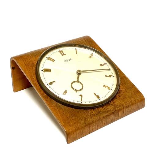 Kienzle Vintage 8-Day Bentwood Desk Clock image-4