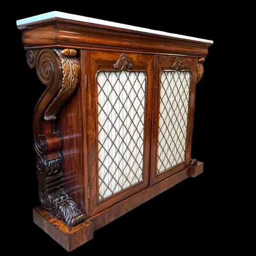 19th Century Rosewood Marble Topped Chiffonier image-1