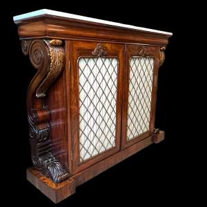 19th Century Rosewood Marble Topped Chiffonier