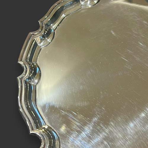 20th Century Solid Silver Salver image-3