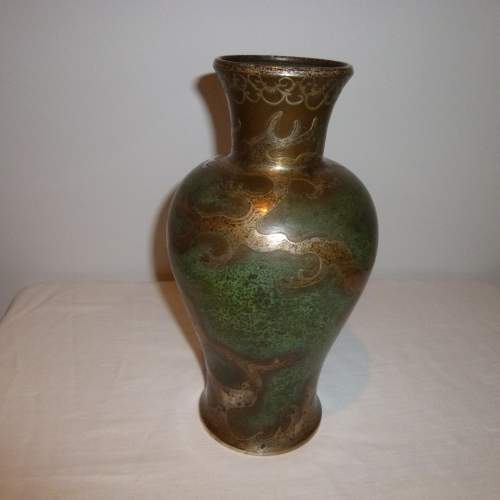 A WMF  Metal Vase by Paul Haustein image-1