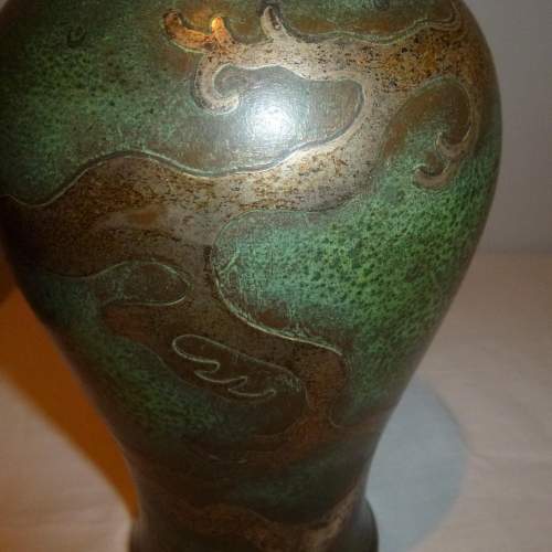 A WMF  Metal Vase by Paul Haustein image-2