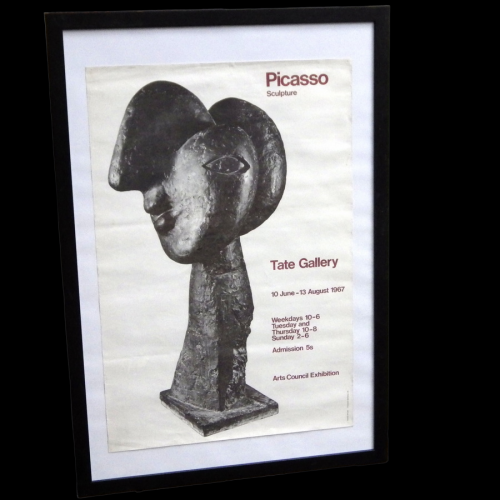 Picasso Sculpture Original 1967 Tate Gallery Exhibition Poster image-4