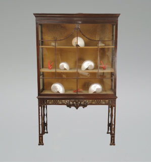 19th Century Chippendale Design Display Cabinet