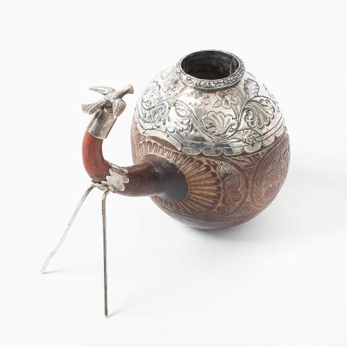An Early 20th Century Carved Gourd Drinking Cup image-1