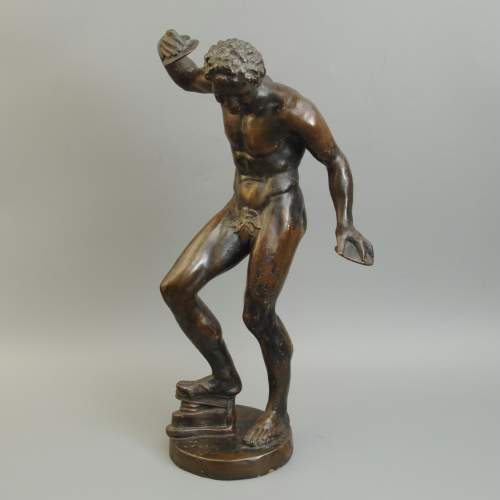 19th Century Grand Tour Plaster Figure of the Dancing Faun image-2