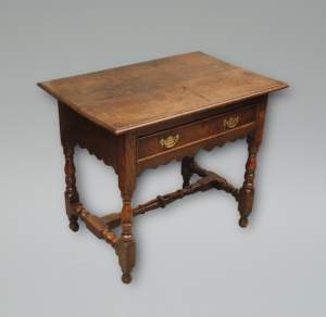 Late 17th Century Oak Side Table