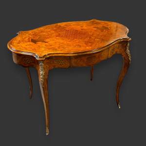 19th Century English Marquetry Centre Table