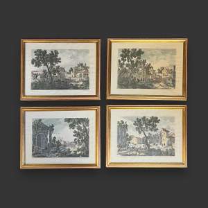 Series of Four Engravings by Gabriel Perelle