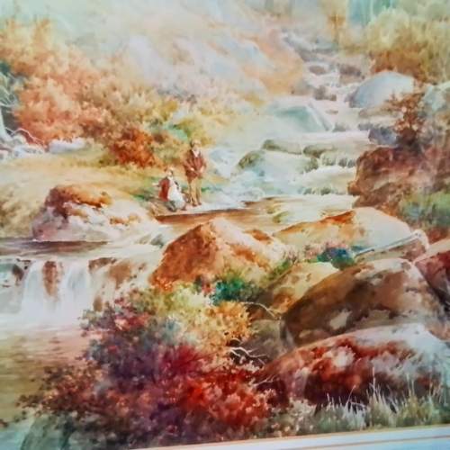 Watercolour by William Henry Mander fl 1880-1922 image-5
