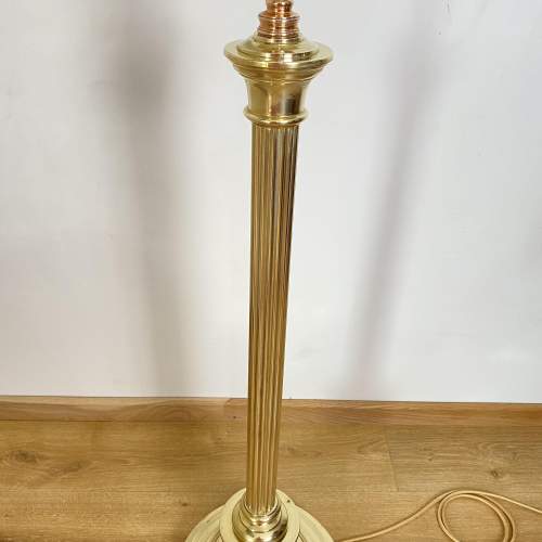 Telescopic Brass Standard Floor Lamp 20th Century image-5