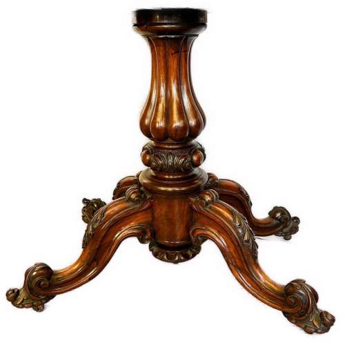 A Fine Victorian Rosewood Console Card Table image-3