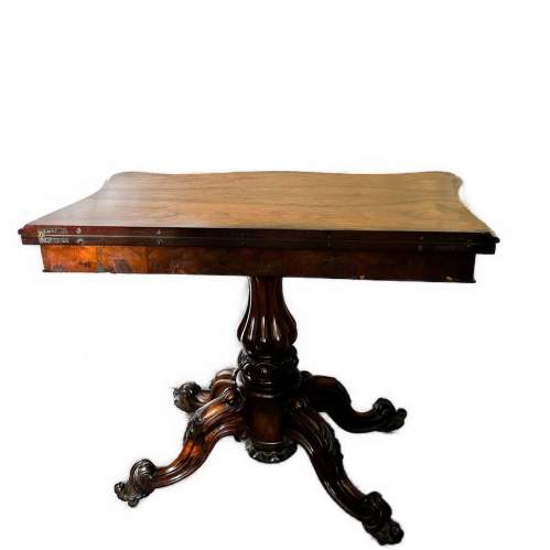 A Fine Victorian Rosewood Console Card Table image-5