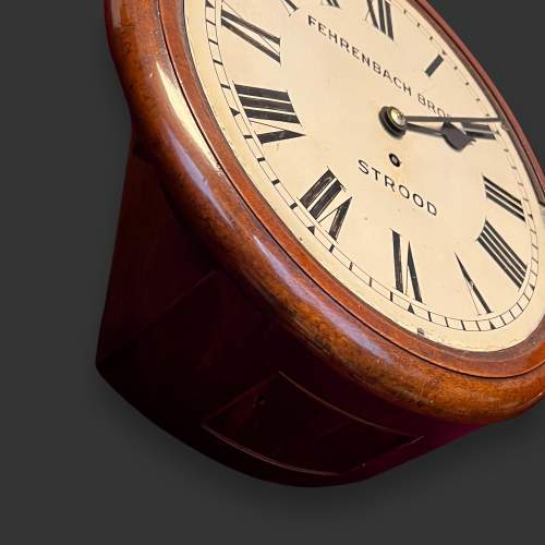 19th Century Mahogany Fusee Dial Clock image-5