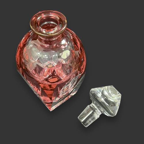 Val Saint Lambert Crystal Art Glass Decanter image-3