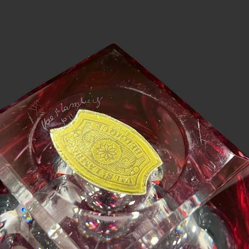 Val Saint Lambert Crystal Art Glass Decanter image-5
