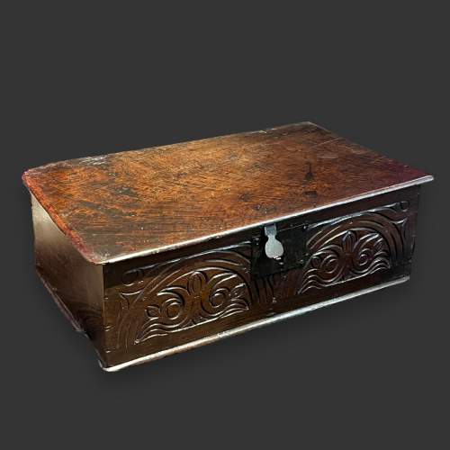 Charles II Oak Deed Box image-1