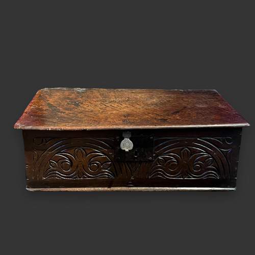 Charles II Oak Deed Box image-2