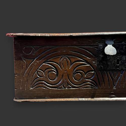 Charles II Oak Deed Box image-4