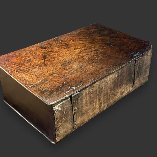 Charles II Oak Deed Box image-6