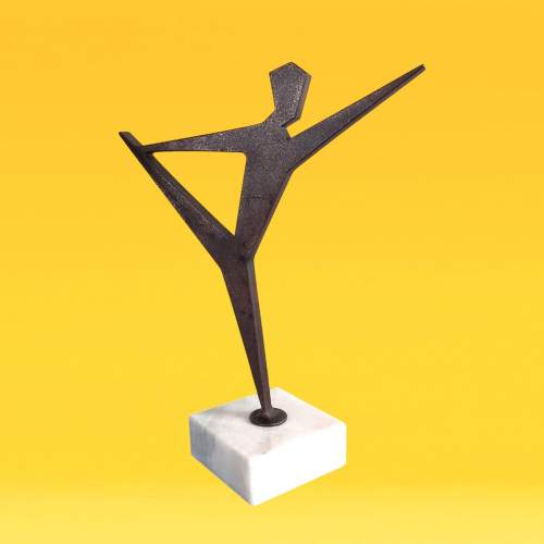 1970s Yoga Pose Abstract Sculpture image-2