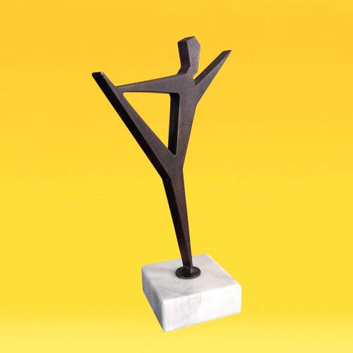 1970s Yoga Pose Abstract Sculpture image-4