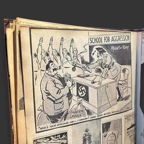 An Album of WWII Era Ephemera Including Nazi Propaganda image-4