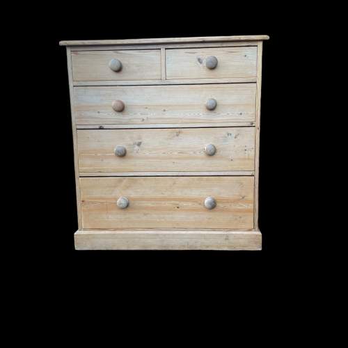 19th Century Pine Chest Of Drawers image-1