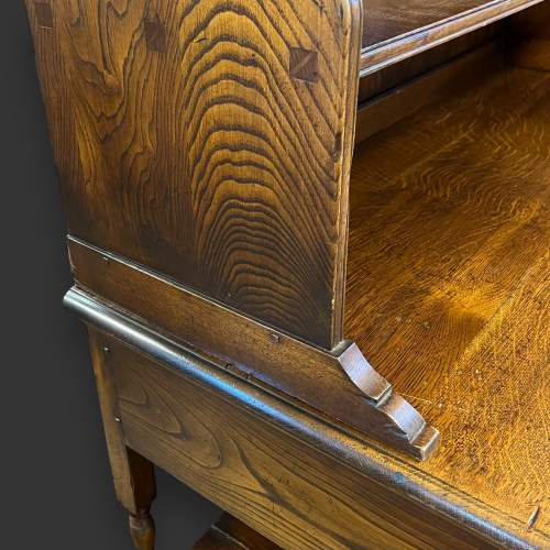 George III Style Oak Dresser with Plate Rack image-5