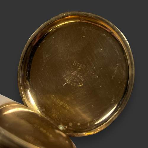 A.W.W Co. Waltham Dennison Case Gold Plated Pocket Watch image-6