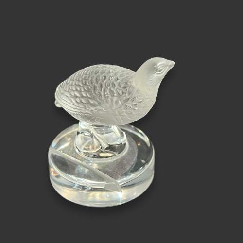 Lalique Grouse Place Card Holder image-2
