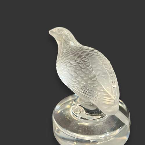 Lalique Grouse Place Card Holder image-3