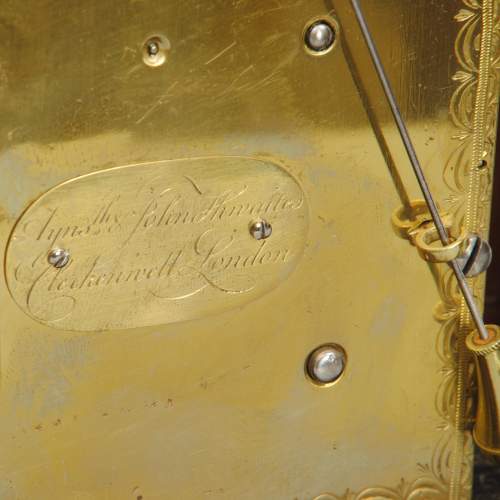 18th Century Mahogany Verge Bracket Clock image-5